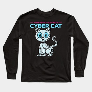 Cyber Cat Long Sleeve T-Shirt